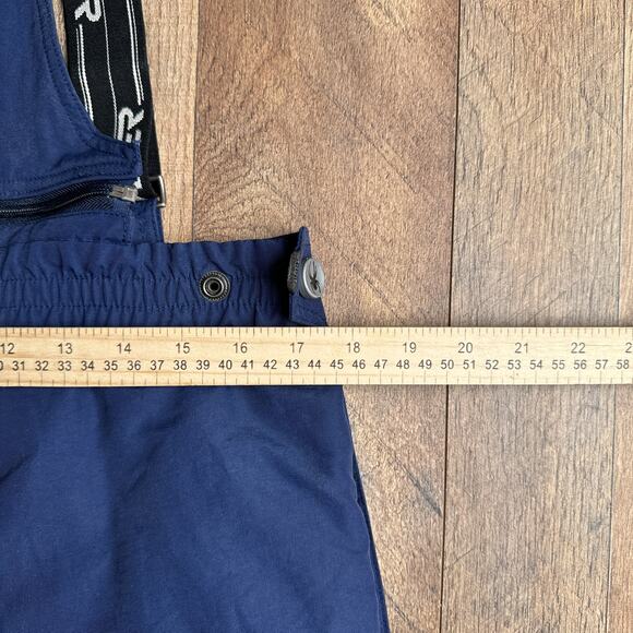 Vintage Spyder Snow Pants Bib Girls Size 20 Blue Skiing Winter Windbreaker‎ 3763 - Picture 14 of 16